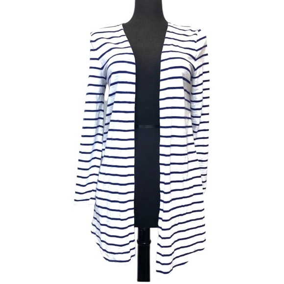 Set of 2 Bundle Chico’s Cardigan Long Sleeve Striped Polka Dots – Size 0 / Small - Picture 13 of 16